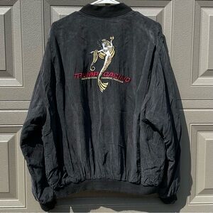 Vintage 90’s President Donald Trump Casino Men’s Bomber Jacket Size X-Large